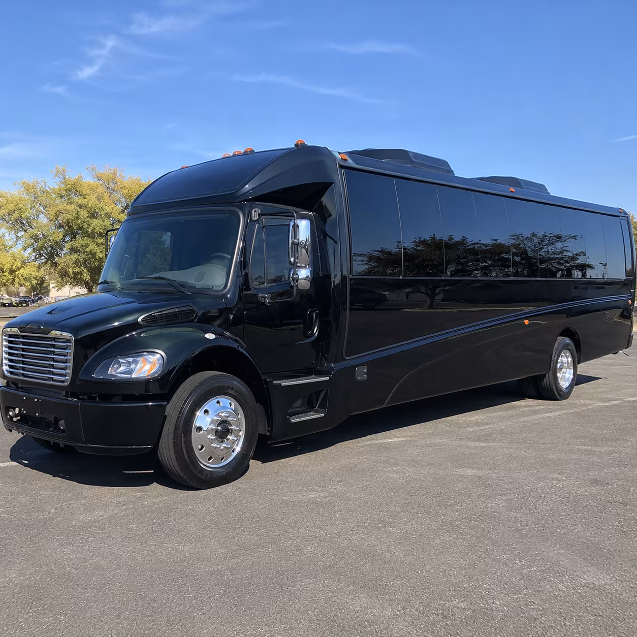 Los Angeles Airport Shuttle & Transportation party bus exterior