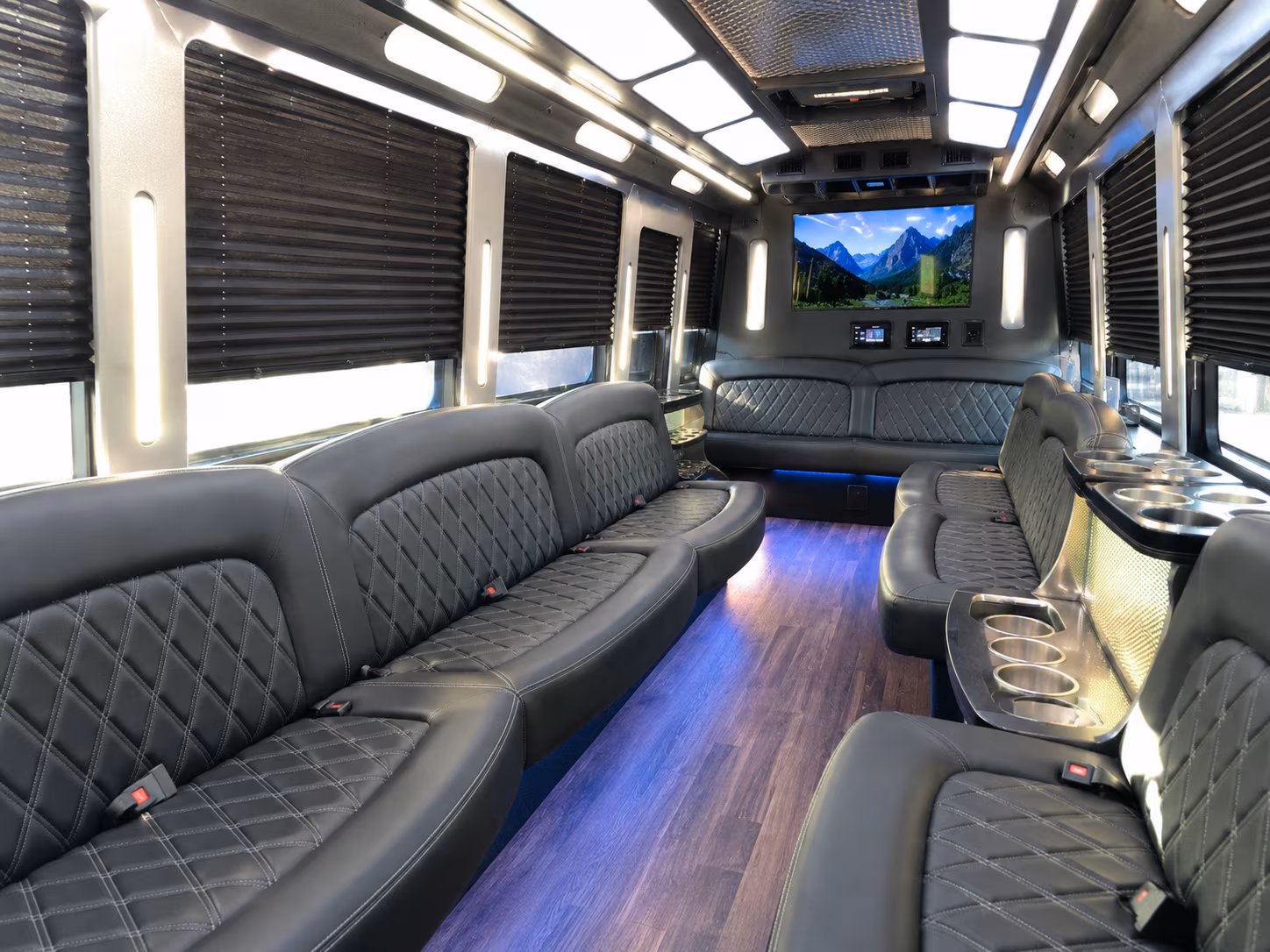 Los Angeles Bachelor & Bachelorette Transportation party bus exterior