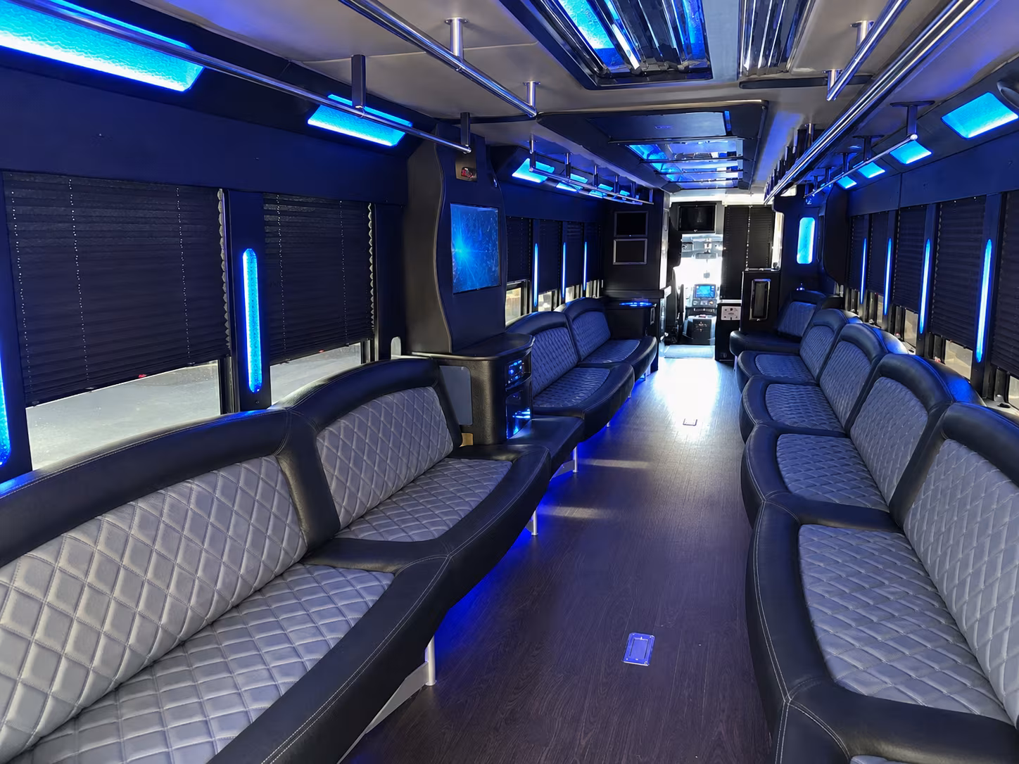Los Angeles Bachelor & Bachelorette Transportation party bus exterior