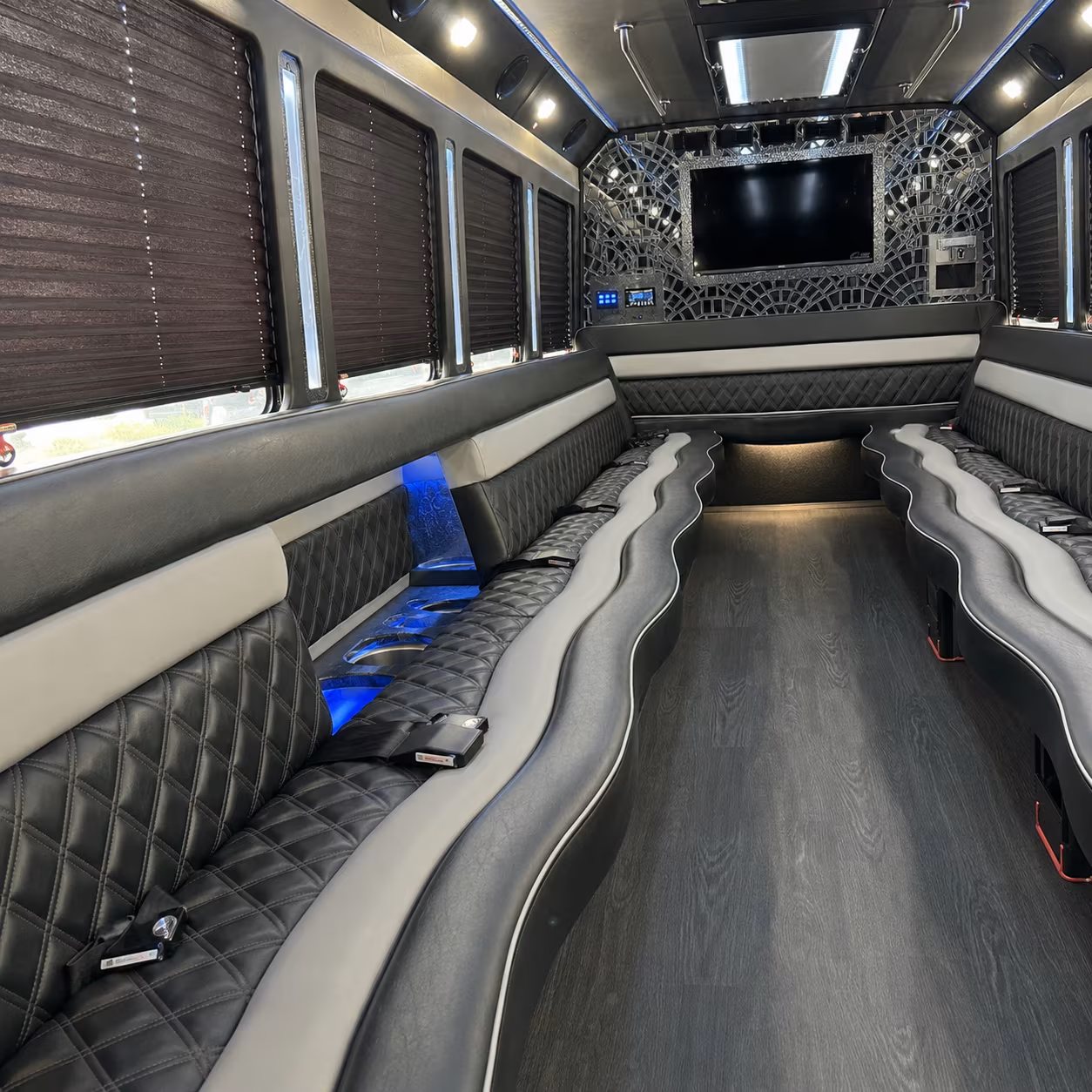 Los Angeles Concert & Music Festival Transportation onboard seating