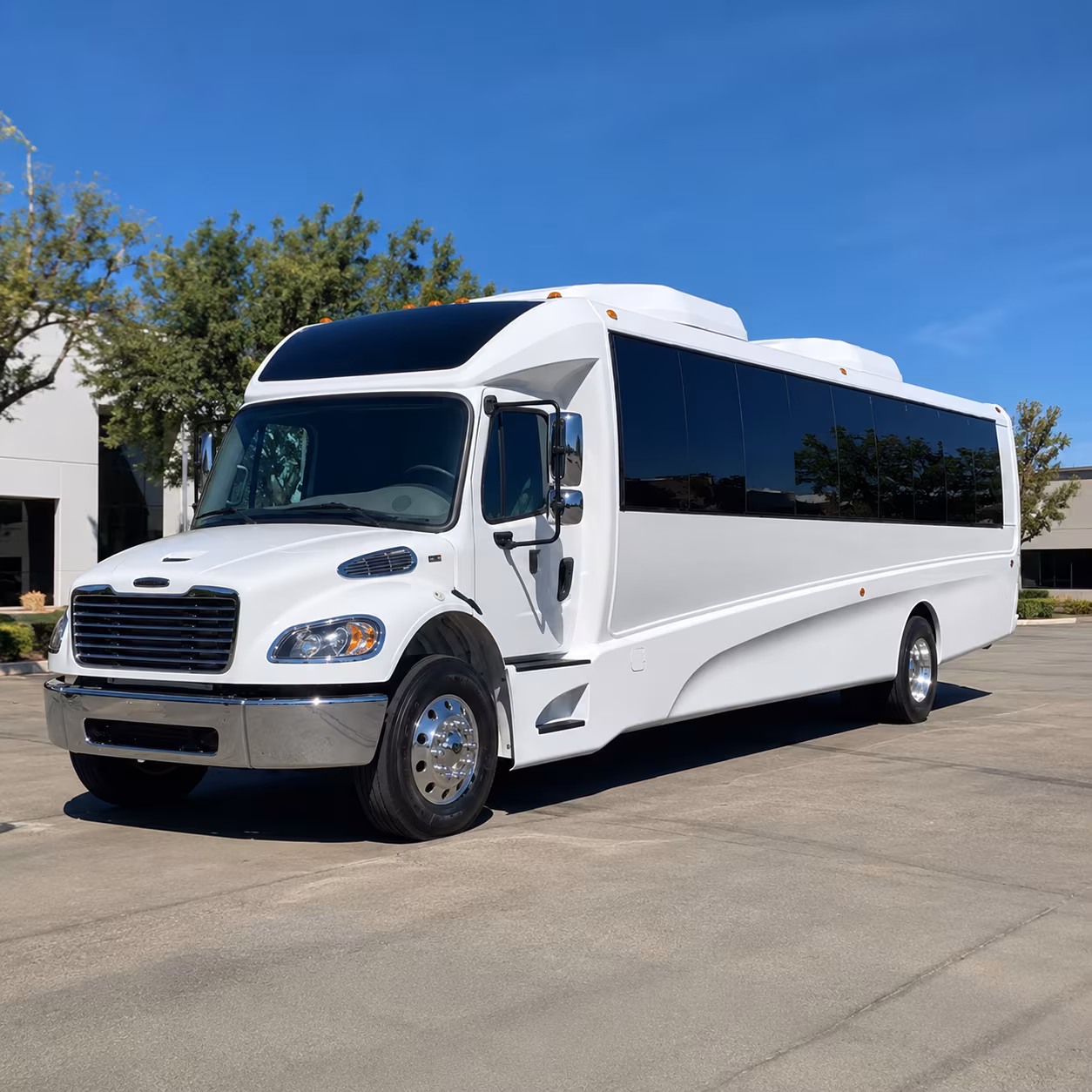 Los Angeles Corporate Transportation party bus exterior