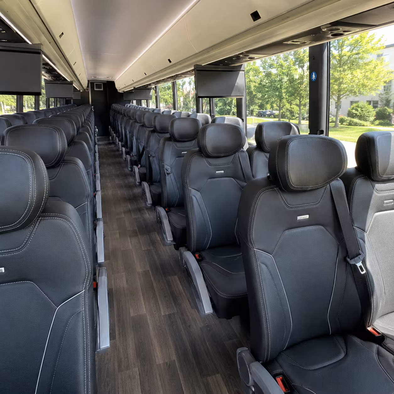 Los Angeles Corporate Transportation party bus exterior