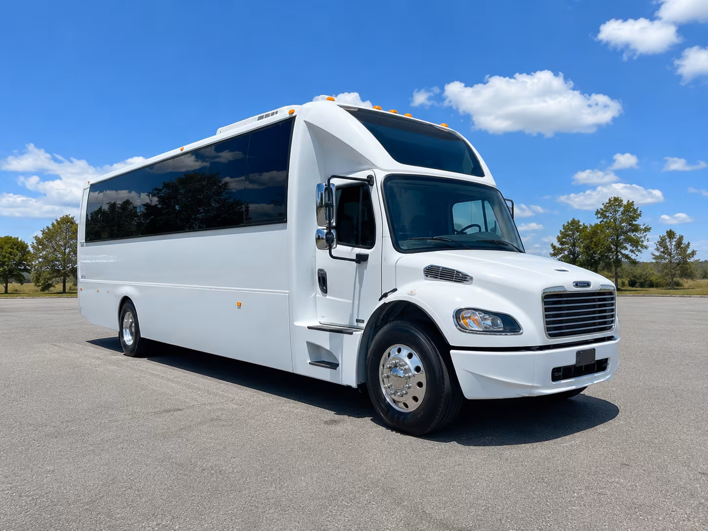 Los Angeles Private Event Transportation party bus exterior