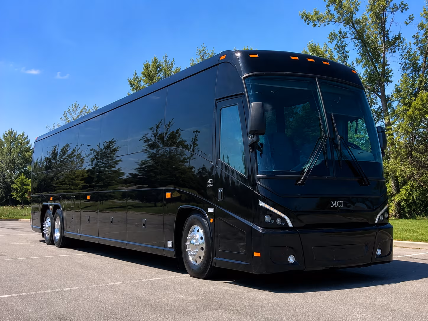 Los Angeles School Event Transportation party bus interior