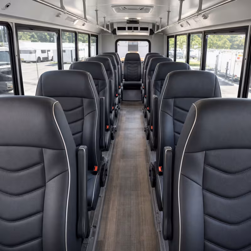 15-35 Passenger Minibus Interior