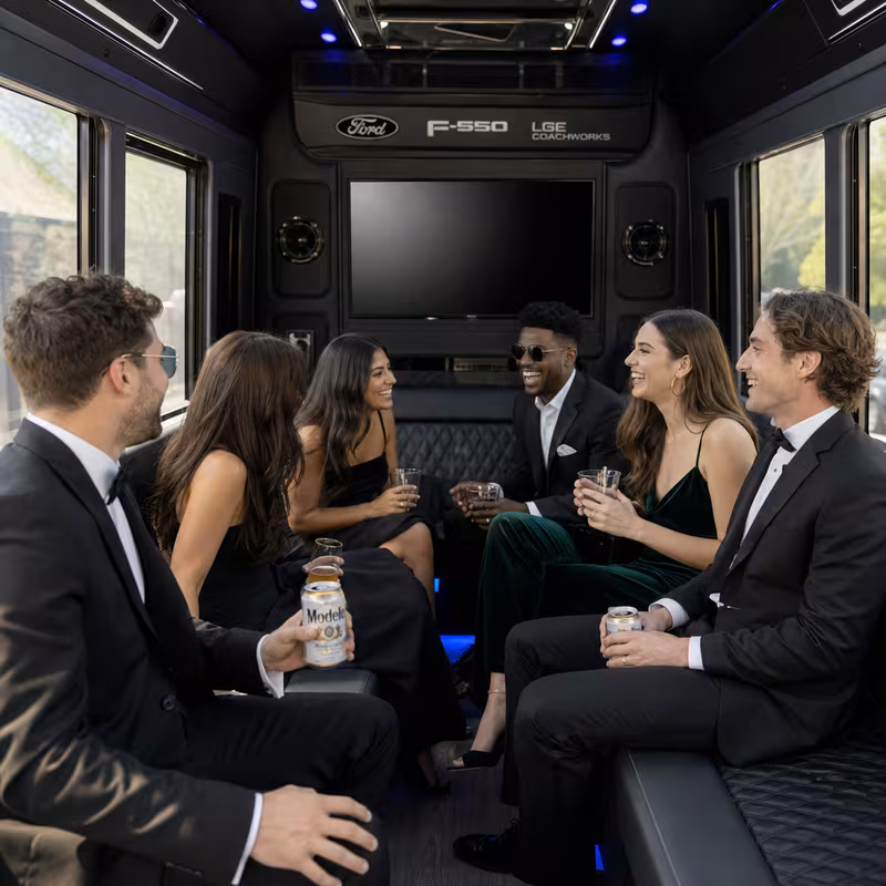 Los Angeles Prom & Homecoming Transportation fleet vehicle