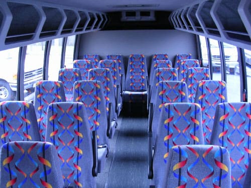 Ontario 15-35 Passenger Minibuses Interior