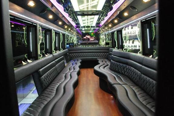 Torrance 25 Passenger Limo bus Interior
