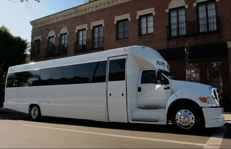 Temecula 30 Passenger Party Bus White